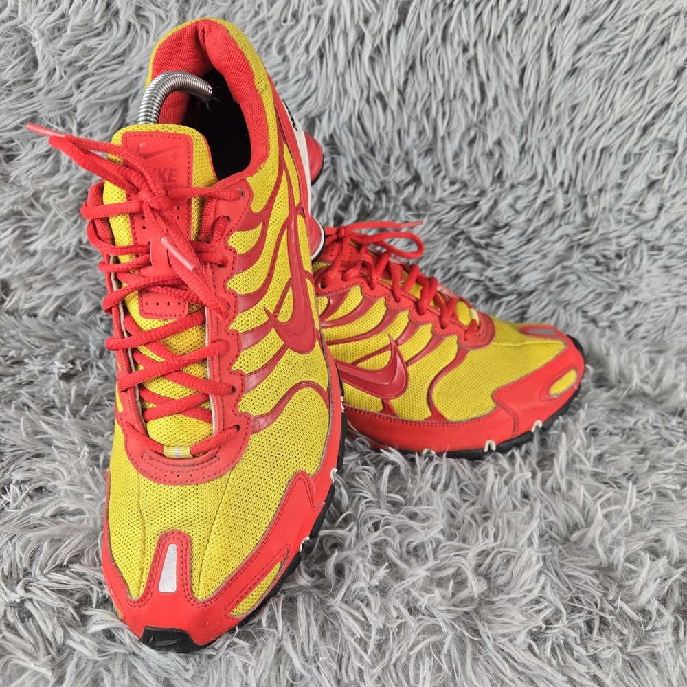 Nike Mens 11 Yellow Red‎ Shox iD Custom 326840-993 Running Shoes